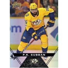 76 P.K. Subban Base Card 2018-19 Tim Hortons UD Upper Deck